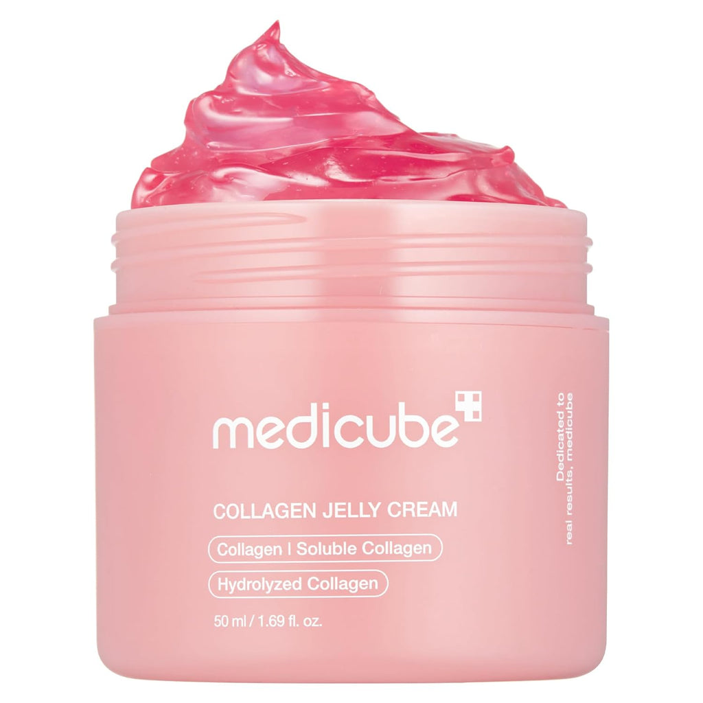 Collagen Jelly Cream- Niacinamide & Freeze-Dried Hydrolyzed Collagen - Boosts Skin'S Barrier Hydration and Gives 24H Glow & Lifted Look - Korean Skincare (1.69 Fl Oz (Pack of 1))