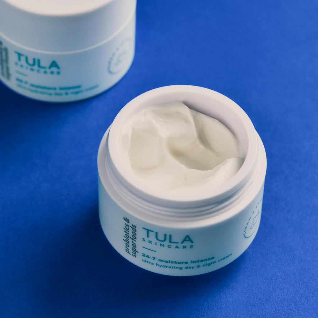 TULA Skin Care 24-7 Moisture Intense Ultra Hydrating Day & Night Cream - Ultra Nourishing Moisturizer for Face, Soothe Skin, Maintain Skin Balance & Improve Skin Smoothness